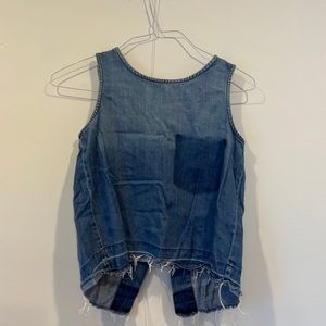 Cloth and Stone sleeveless jean top